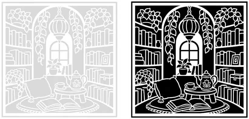 306-Prompts-for-Monochrome-Coloring-Books