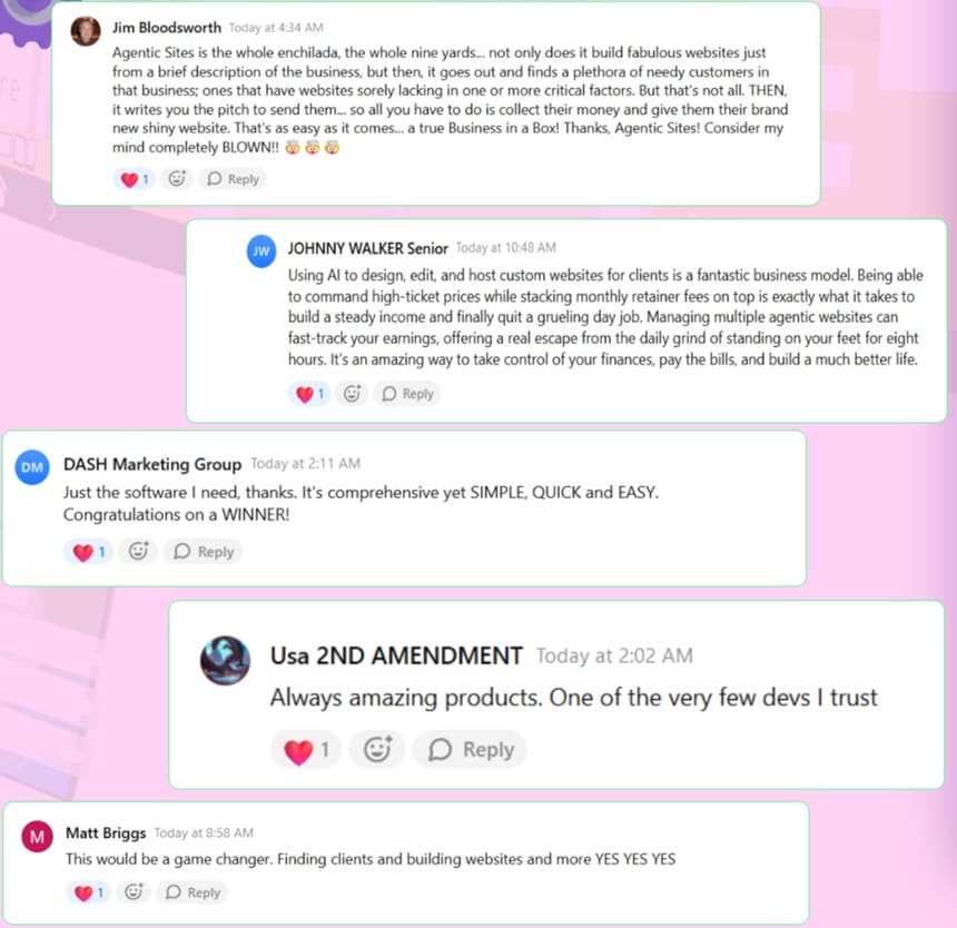 Agentic-Sites-feedbacks