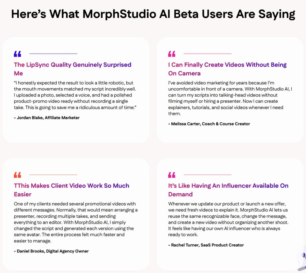 MorphStudio-AI-feedbacks