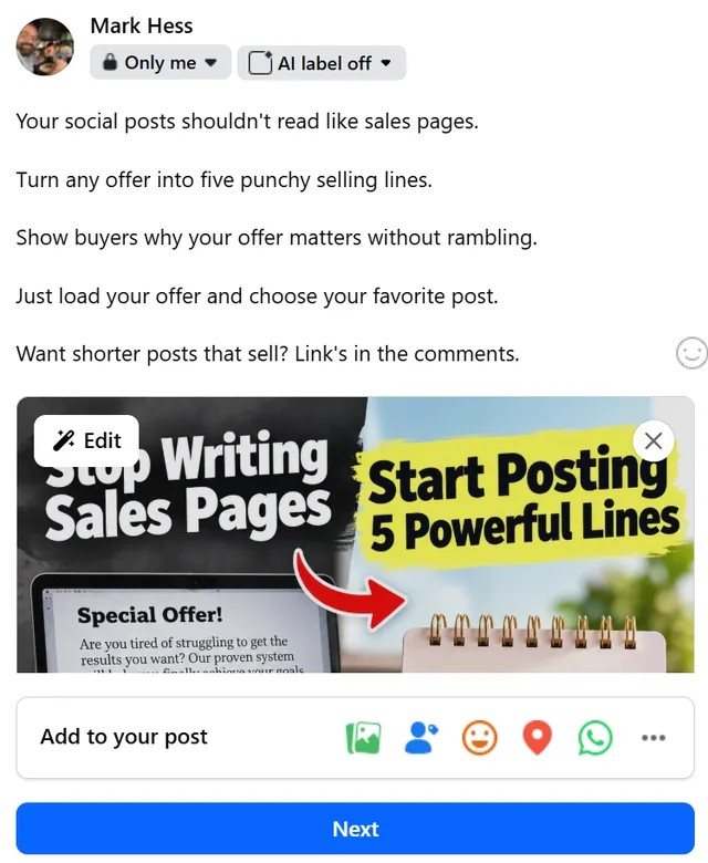 5-Line-Selling-sample