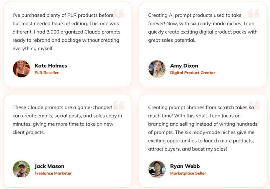 Ultimate-Claude-AI-Prompt-Vault-PLR-feedbacks